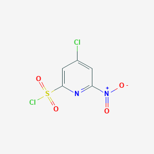 4-Chloro-6-nitropyridine-2-sulfonyl chloride