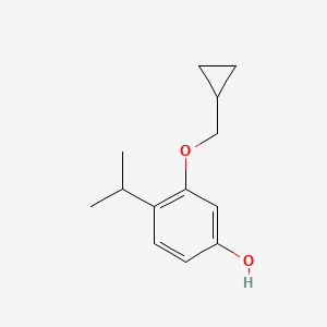 3-(Cyclopropylmethoxy)-4-isopropylphenol