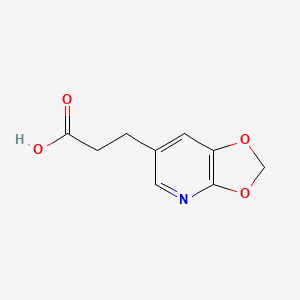 3-[1,3]Dioxolo[4,5-B]pyridin-6-ylpropanoic acid