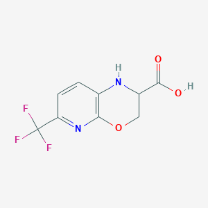 6-Trifluoromethyl-2,3-dihydro-1H-pyrido[2,3-B][1,4]oxazine-2-carboxylic acid