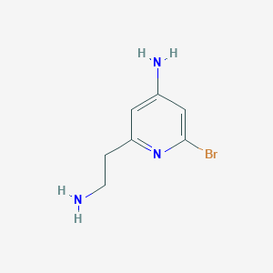 2-(2-Aminoethyl)-6-bromopyridin-4-amine