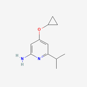 4-Cyclopropoxy-6-isopropylpyridin-2-amine