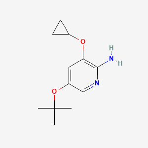 5-Tert-butoxy-3-cyclopropoxypyridin-2-amine