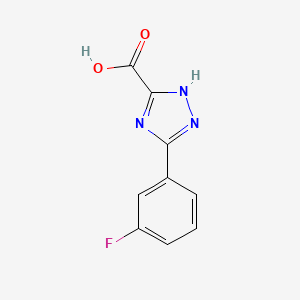 5-(3-Fluorophenyl)-4H-1,2,4-triazole-3-carboxylic acid