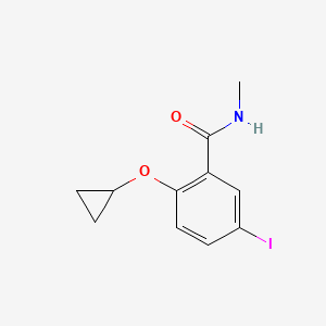 2-Cyclopropoxy-5-iodo-N-methylbenzamide