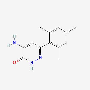 4-Amino-6-(2,4,6-trimethylphenyl)pyridazin-3-ol