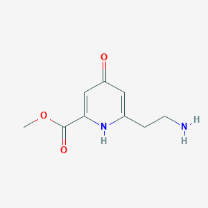 Methyl 6-(2-aminoethyl)-4-hydroxypyridine-2-carboxylate