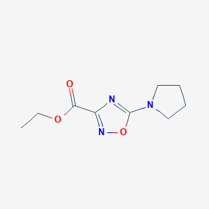 Ethyl 5-pyrrolidin-1-YL-1,2,4-oxadiazole-3-carboxylate