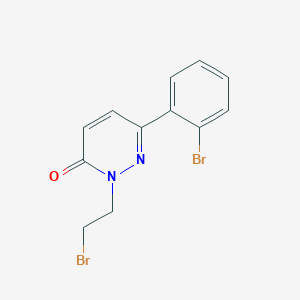 2-(2-Bromoethyl)-6-(2-bromophenyl)-2,3-dihydropyridazin-3-one