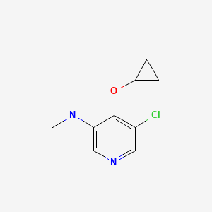 5-Chloro-4-cyclopropoxy-N,N-dimethylpyridin-3-amine