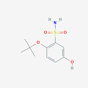 2-Tert-butoxy-5-hydroxybenzenesulfonamide