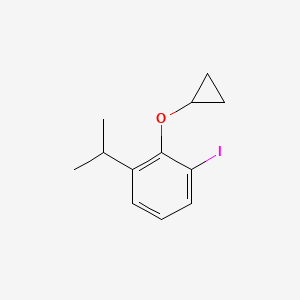 2-Cyclopropoxy-1-iodo-3-isopropylbenzene