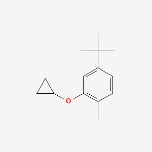 4-Tert-butyl-2-cyclopropoxy-1-methylbenzene