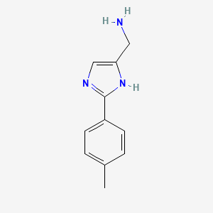 1-[2-(4-Methylphenyl)-1H-imidazol-5-YL]methanamine