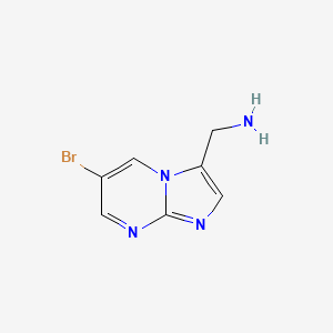 (6-Bromoimidazo[1,2-A]pyrimidin-3-YL)methanamine