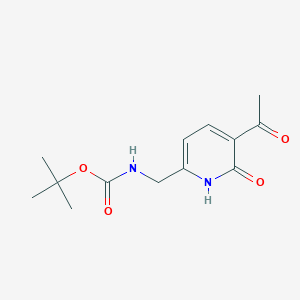 Tert-butyl (5-acetyl-6-hydroxypyridin-2-YL)methylcarbamate