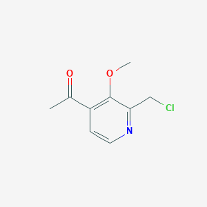 1-[2-(Chloromethyl)-3-methoxypyridin-4-YL]ethanone