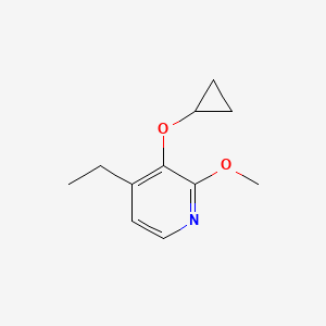 3-Cyclopropoxy-4-ethyl-2-methoxypyridine