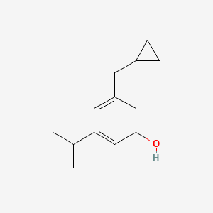 3-(Cyclopropylmethyl)-5-isopropylphenol