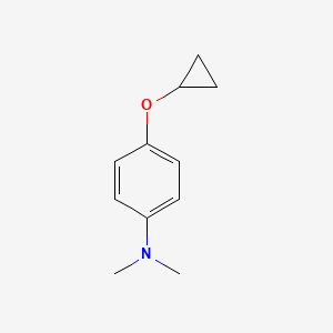 molecular formula C11H15NO B14845869 4-Cyclopropoxy-N,N-dimethylaniline 