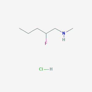 molecular formula C6H15ClFN B1484589 (2-Fluoropentyl)(methyl)amine hydrochloride CAS No. 2098007-04-4
