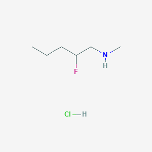 molecular formula C6H15ClFN B1484589 Clorhidrato de (2-Fluoropentil)(metil)amina CAS No. 2098007-04-4