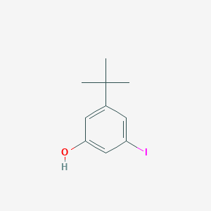 molecular formula C10H13IO B14845933 3-Tert-butyl-5-iodophenol 