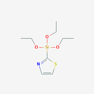 molecular formula C9H17NO3SSi B14845942 2-(Triethoxysilyl)thiazole 