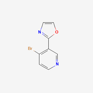 2-(4-Bromopyridin-3-YL)oxazole