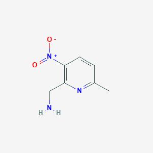 molecular formula C7H9N3O2 B14845967 (6-Methyl-3-nitropyridin-2-YL)methanamine 