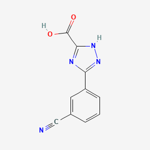 5-(3-Cyanophenyl)-4H-1,2,4-triazole-3-carboxylic acid