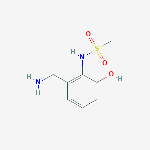 N-(2-(Aminomethyl)-6-hydroxyphenyl)methanesulfonamide