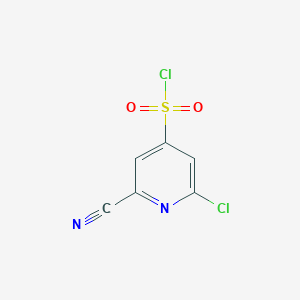 2-Chloro-6-cyanopyridine-4-sulfonyl chloride