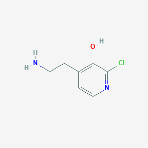 4-(2-Aminoethyl)-2-chloropyridin-3-OL