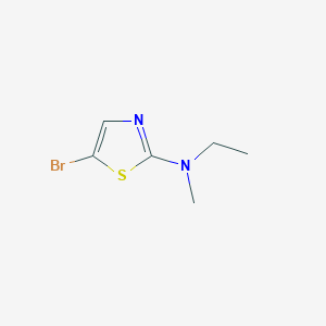 molecular formula C6H9BrN2S B14846110 5-Bromo-2-(methylethylamino)thiazole 