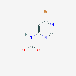 molecular formula C6H6BrN3O2 B14846138 Methyl 6-bromopyrimidin-4-ylcarbamate 