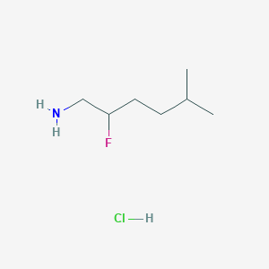 2-Fluoro-5-methylhexan-1-amine hydrochloride