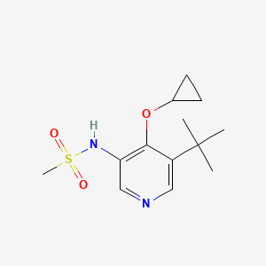 N-(5-Tert-butyl-4-cyclopropoxypyridin-3-YL)methanesulfonamide