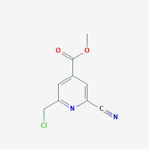 Methyl 2-(chloromethyl)-6-cyanoisonicotinate