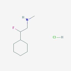 (2-Cyclohexyl-2-fluoroethyl)(methyl)amine hydrochloride