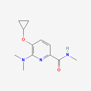 5-Cyclopropoxy-6-(dimethylamino)-N-methylpicolinamide