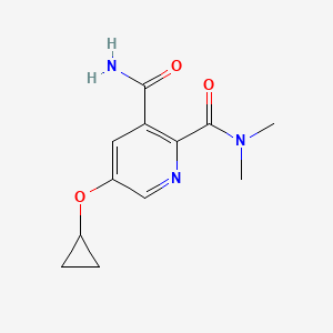 5-Cyclopropoxy-N2,N2-dimethylpyridine-2,3-dicarboxamide