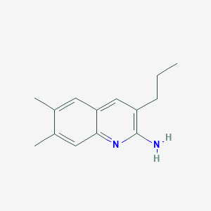 6,7-Dimethyl-3-propylquinolin-2-amine