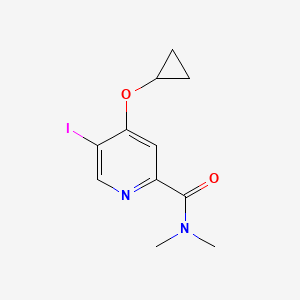 4-Cyclopropoxy-5-iodo-N,N-dimethylpicolinamide