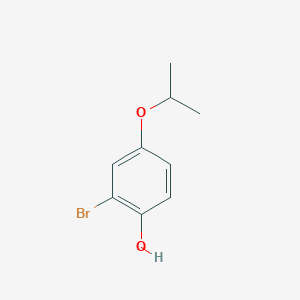 molecular formula C9H11BrO2 B14846285 2-Bromo-4-isopropoxyphenol 