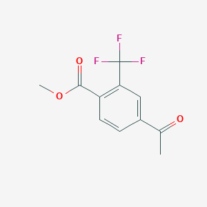 4-Acetyl-2-trifluoromethyl-benzoic acid methyl ester