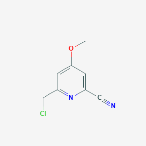 6-(Chloromethyl)-4-methoxypyridine-2-carbonitrile