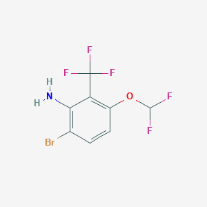 6-Bromo-3-difluoromethoxy-2-(trifluoromethyl)aniline