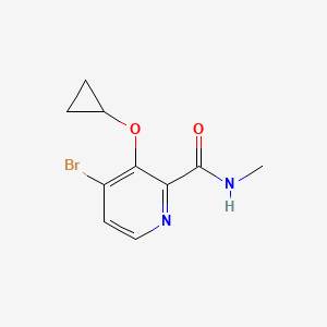 4-Bromo-3-cyclopropoxy-N-methylpicolinamide