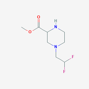 4-(2,2-Difluoroethyl)-piperazine-2-carboxylic acid methyl ester